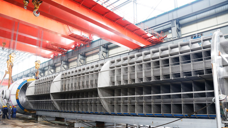 出口DOW美國超800噸大型換熱器