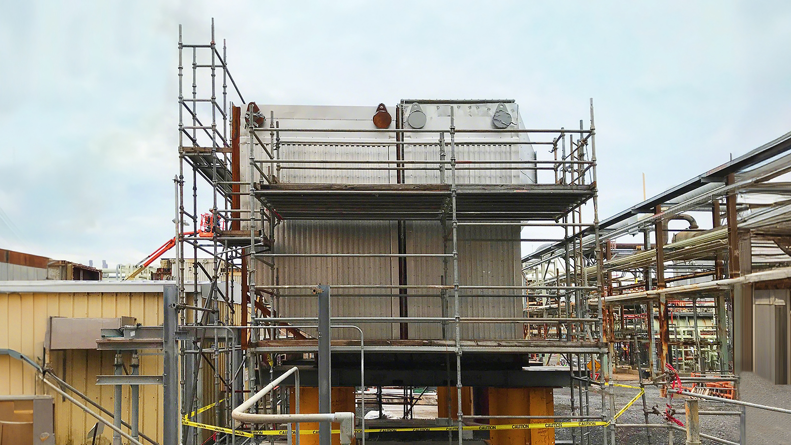 美國?？松?美孚公司巴吞魯日煉鋼油廠組合式空氣預(yù)熱器