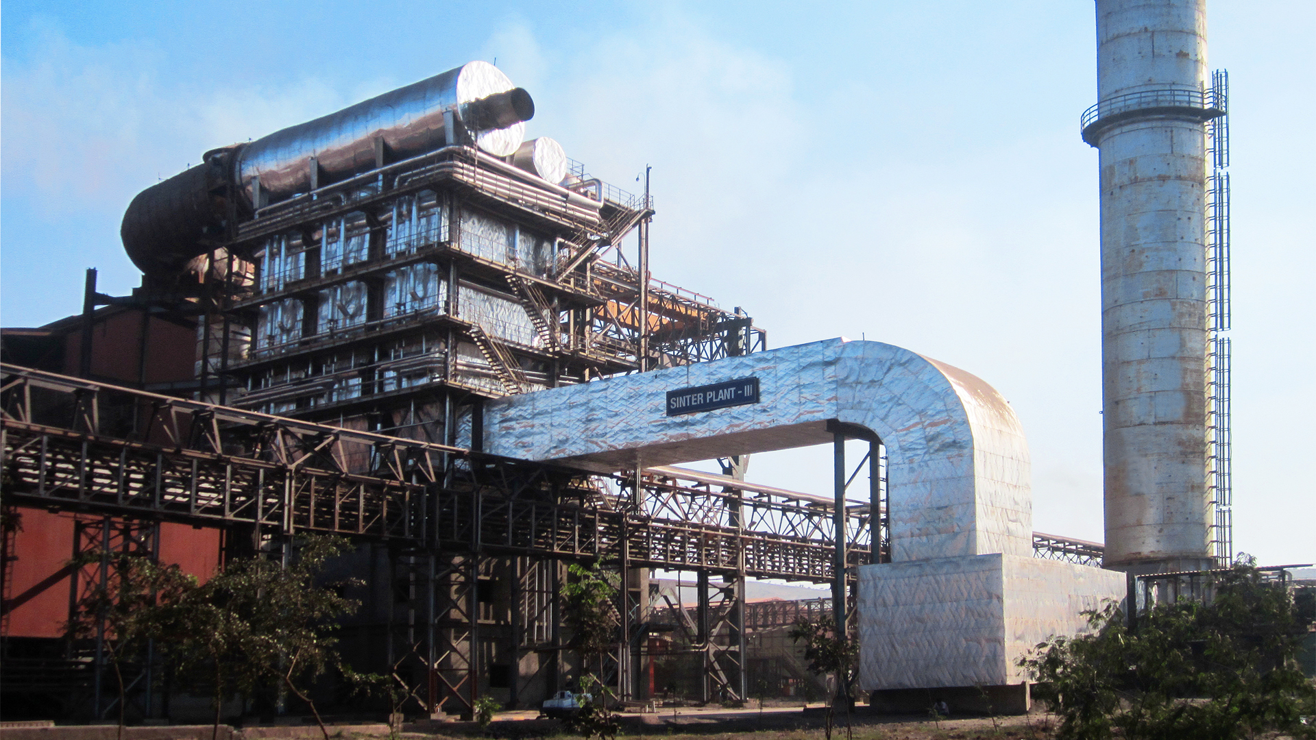 印度JSW鋼鐵公司 500㎡燒結(jié)環(huán)冷機(jī)余熱鍋爐